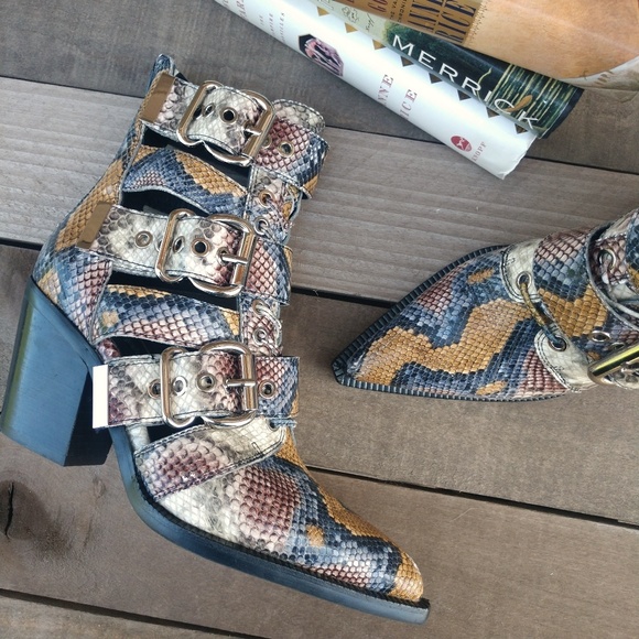 jeffrey campbell caceres buckle booties